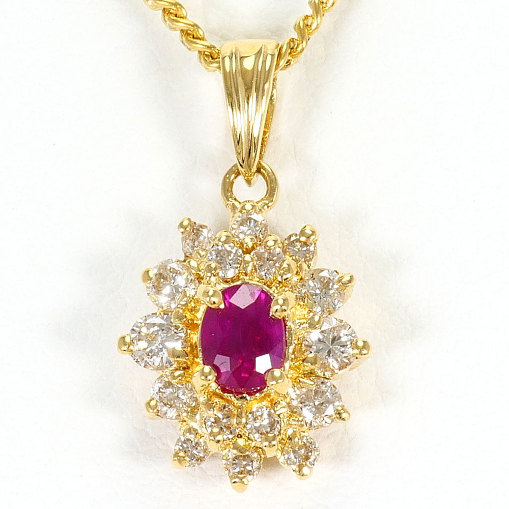 VINTAGE 18k Gold Diamond Necklace